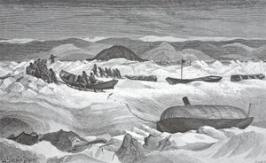 Verlassen des Starts, Lady Greely, 10. September 1883, veröffentlicht in London 1886